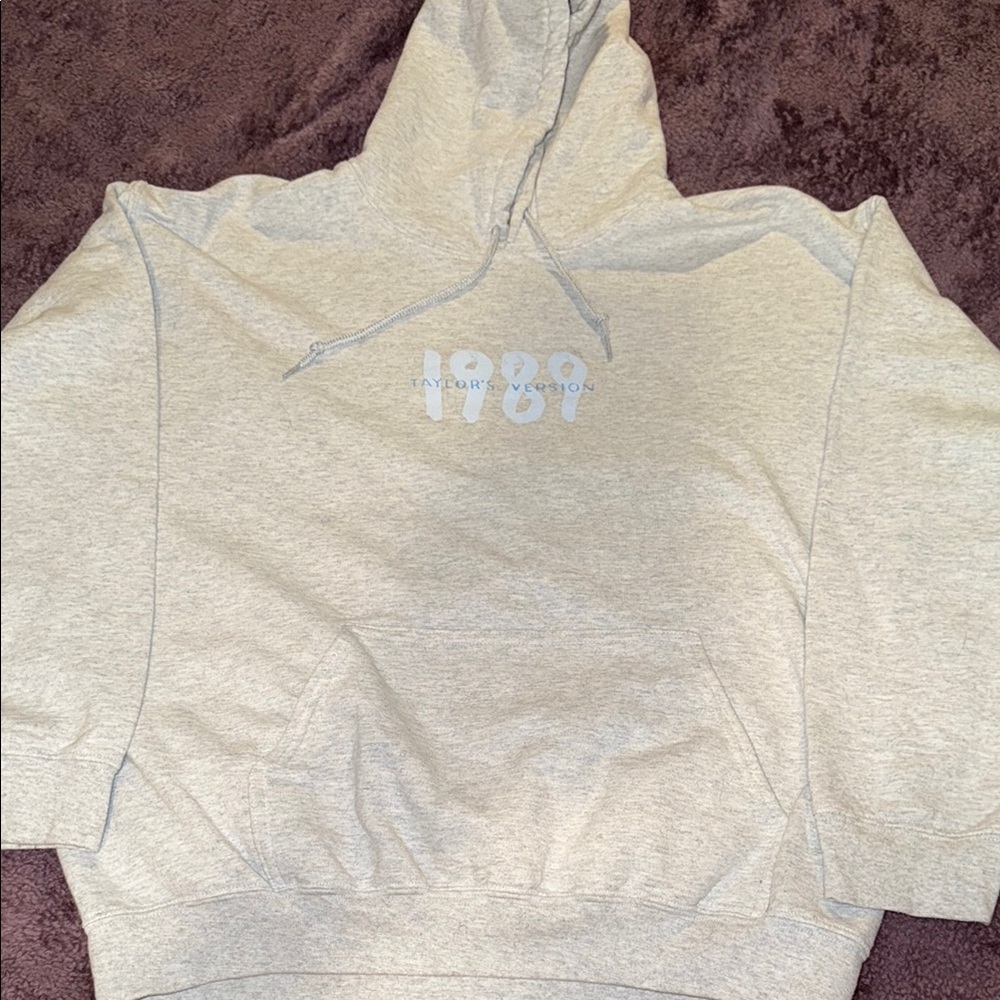 Taylor Swift 1989 Gray Hooded Sweatshirt